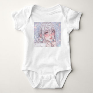 Body Para Bebê Conto de Fadas Congelado: Princesa de Inverno Fofo