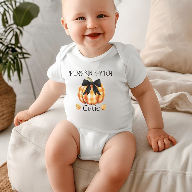Body Para Bebê Coquette Pumpkin Patch Cutie Baby Bodysuit,  (Criador carregado)