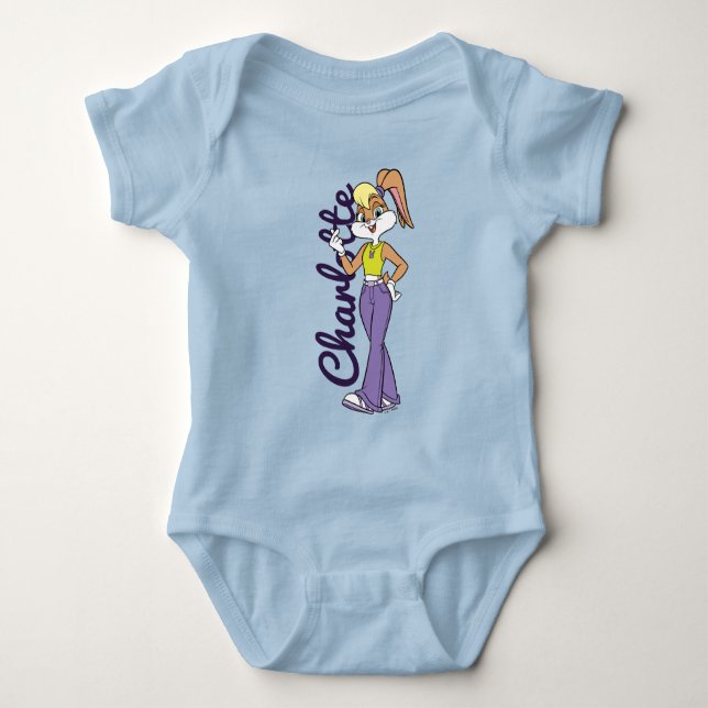 Body Para Bebê Coração de dedo da Lola (Frente)
