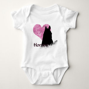 Body Para Bebê Coração I (camo rosa)