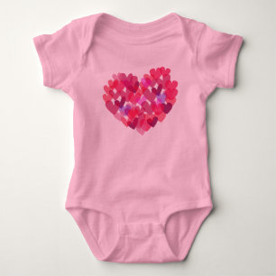 Body Para Bebê Corações