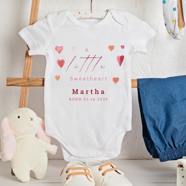 Body Para Bebê Corações Bonitos Menina Doçura Nova Rapariga (Criador carregado)