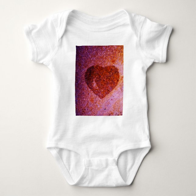 Body Para Bebê coral rosa (Frente)