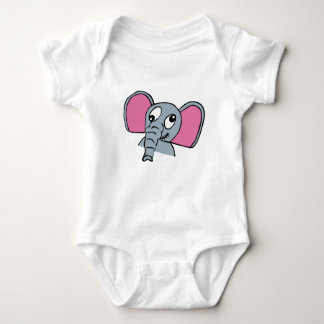 Body Para Bebê Cordelia Elephant Baby One-sie Baby Bodysuit