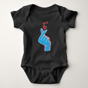 Body Para Bebê Coreano Música Coreana Coração Kpop Seul Hallyu