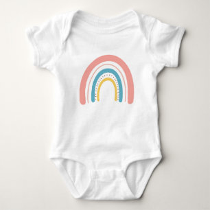 Body Para Bebê cores do arco- íris
