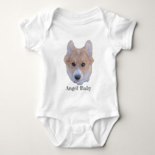 Body Para Bebê Corgi Angel Baby