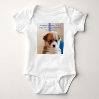 Body Para Bebê Corgi Puppy - Atenção