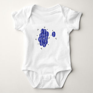 Body Para Bebê Coro do mirtilo