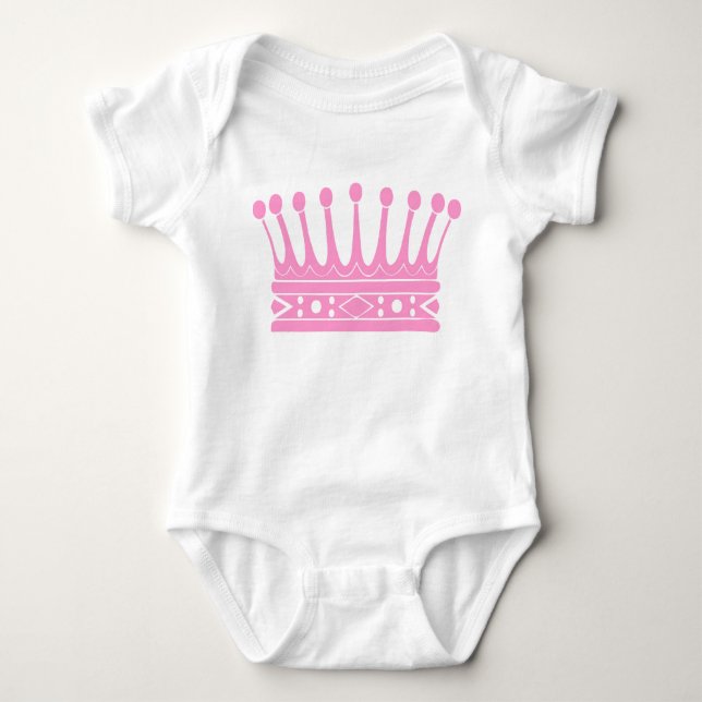 Body Para Bebê Coroa Real 07 (Frente)
