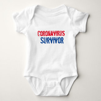 Body Para Bebê Coronavírus Survivor Baby One-Piece