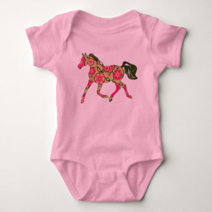 Body Para Bebê Corpo-Criança Floral