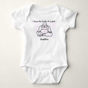 Body Para Bebê Corpo do Bodysuit engraçado do bebê "de um deus