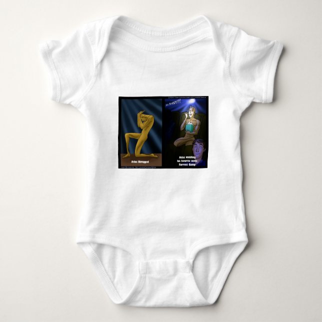 Body Para Bebê Corre, Atlas Funciona Engraçados Presentes Camiset (Frente)