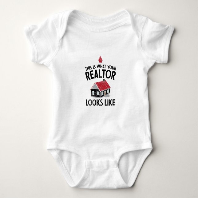 Body Para Bebê Corretor de Imóveis (Frente)