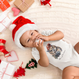 Body Para Bebê Coruja Invernal Encantada, personalizada