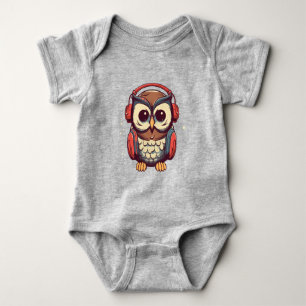 Body Para Bebê Coruja Musical