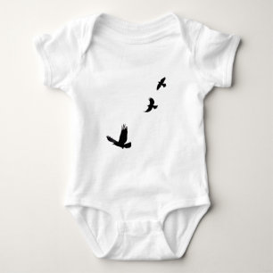 Body Para Bebê Corvo & presente comum de Grackles Birdlovers
