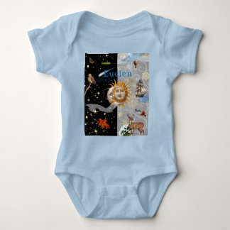 Body Para Bebê Cosmic Winter Baby Bodysuit
