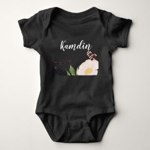 Body Para Bebê Cosmos Rosa, Bebê, Fato Personalizado, em Wh