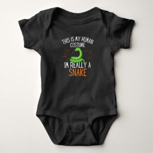 Body Para Bebê Costume Humano Eu Sou Realmente Uma Festa De Cobra