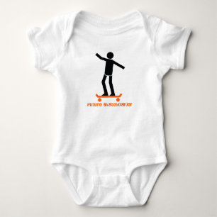 Body Para Bebê Costume skateboarding do skater futuro