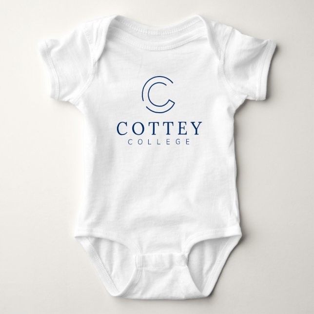 Body Para Bebê Cottey College (Frente)