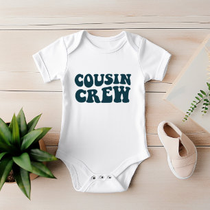 Body Para Bebê Cousin Crew Família de Correspondência de Teais
