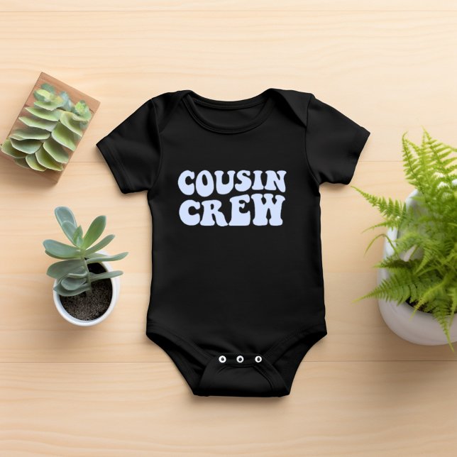 Body Para Bebê Cousin Crew | Família Sky Blue Matching (Criador carregado)