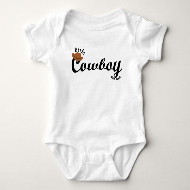 Body Para Bebê cowboy (Frente)