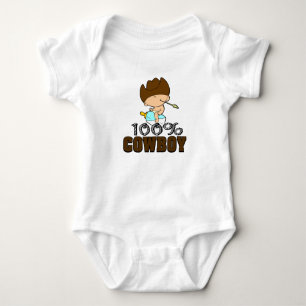 Body Para Bebê Cowboy 100%