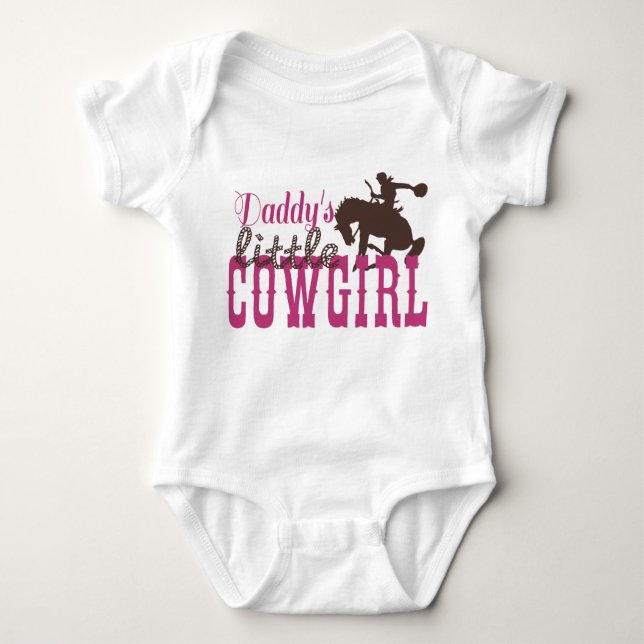 Body Para Bebê Cowgirl Baby e Toddler Clothes (Frente)