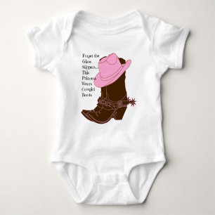 Body Para Bebê Cowgirl Princess