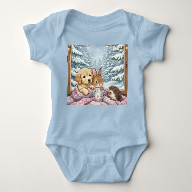 Body Para Bebê Cozy Company, Coleção de Natasha Us (Frente)