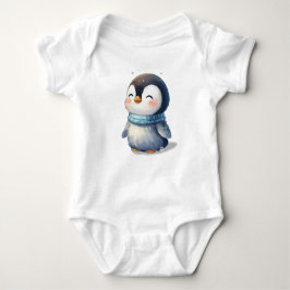 Body Para Bebê Cozy Penguin