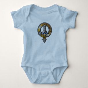 Body Para Bebê Crachá Crest MacCallum