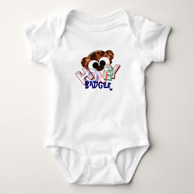Body Para Bebê Crachá de mel (Frente)