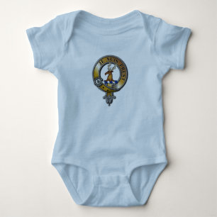 Body Para Bebê Crachá Fraser Lovat Crest