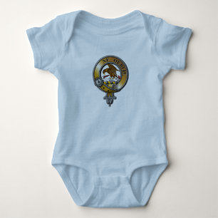 Body Para Bebê Crachá Graham Crest