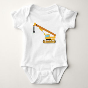 Body Para Bebê Crane Construction Truck