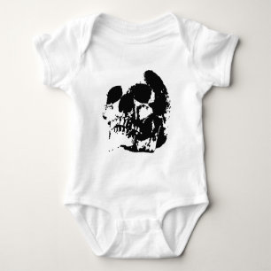 Body Para Bebê Crânio