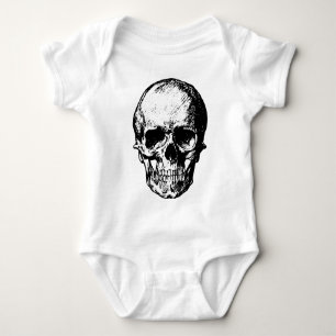 Body Para Bebê Crânio