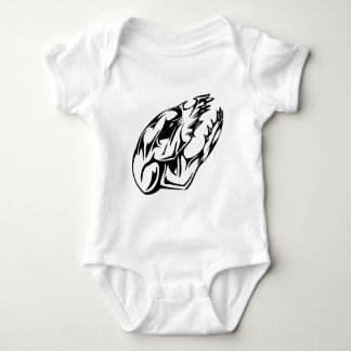 Body Para Bebê Crânio animal