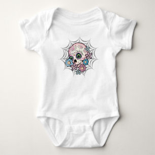 Body Para Bebê Crânio doce do açúcar
