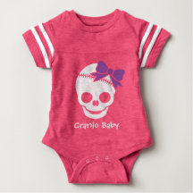 Cranio Kid Girl Skull com Arco roxo