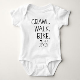Body Para Bebê Crawl Walk Bike - Cute Bike Rider - Baking