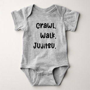 Body Para Bebê Crawl Walk Jujitsu