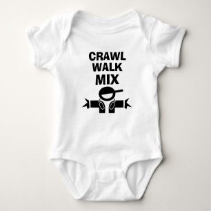 Body Para Bebê CRAWL WALK MIX, vestuário para bebês para o futuro