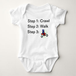 Body Para Bebê Crawl Walk Motocross