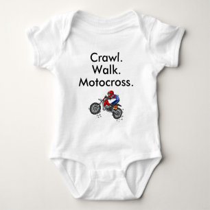 Body Para Bebê Crawl Walk Motocross Baby Bodycase